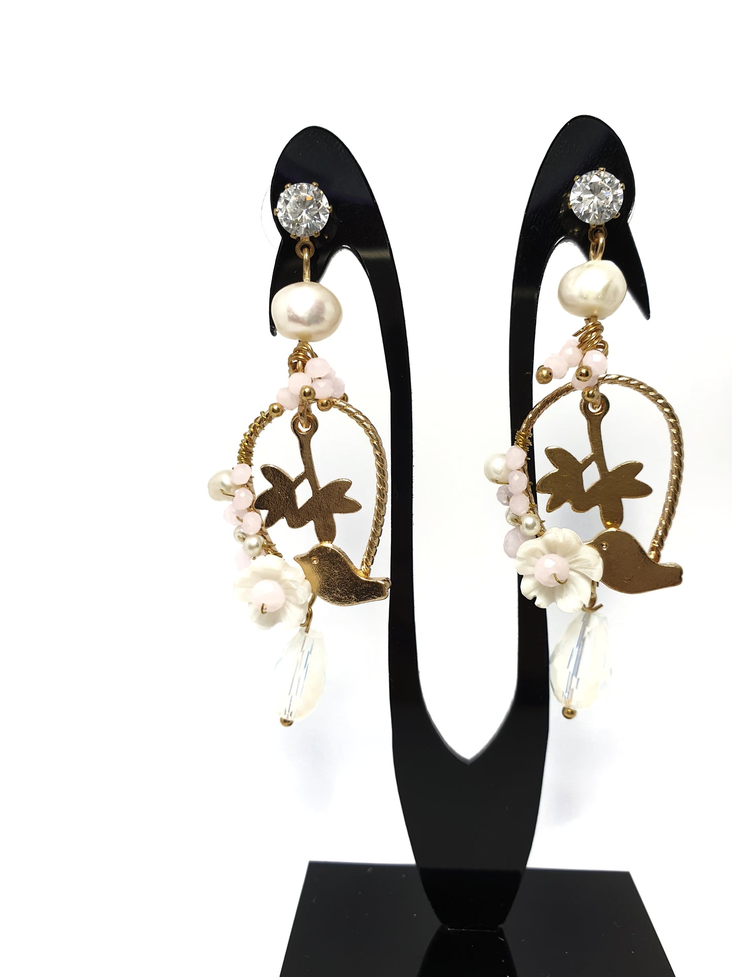 Orecchini Eleganti Pendenti spring