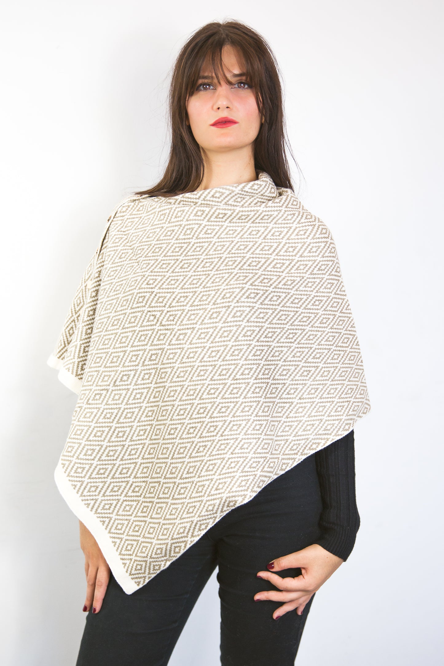 Poncho sciarpa