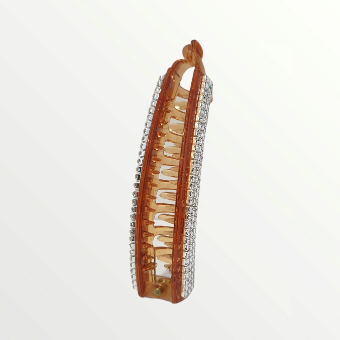 Pinza banana strass