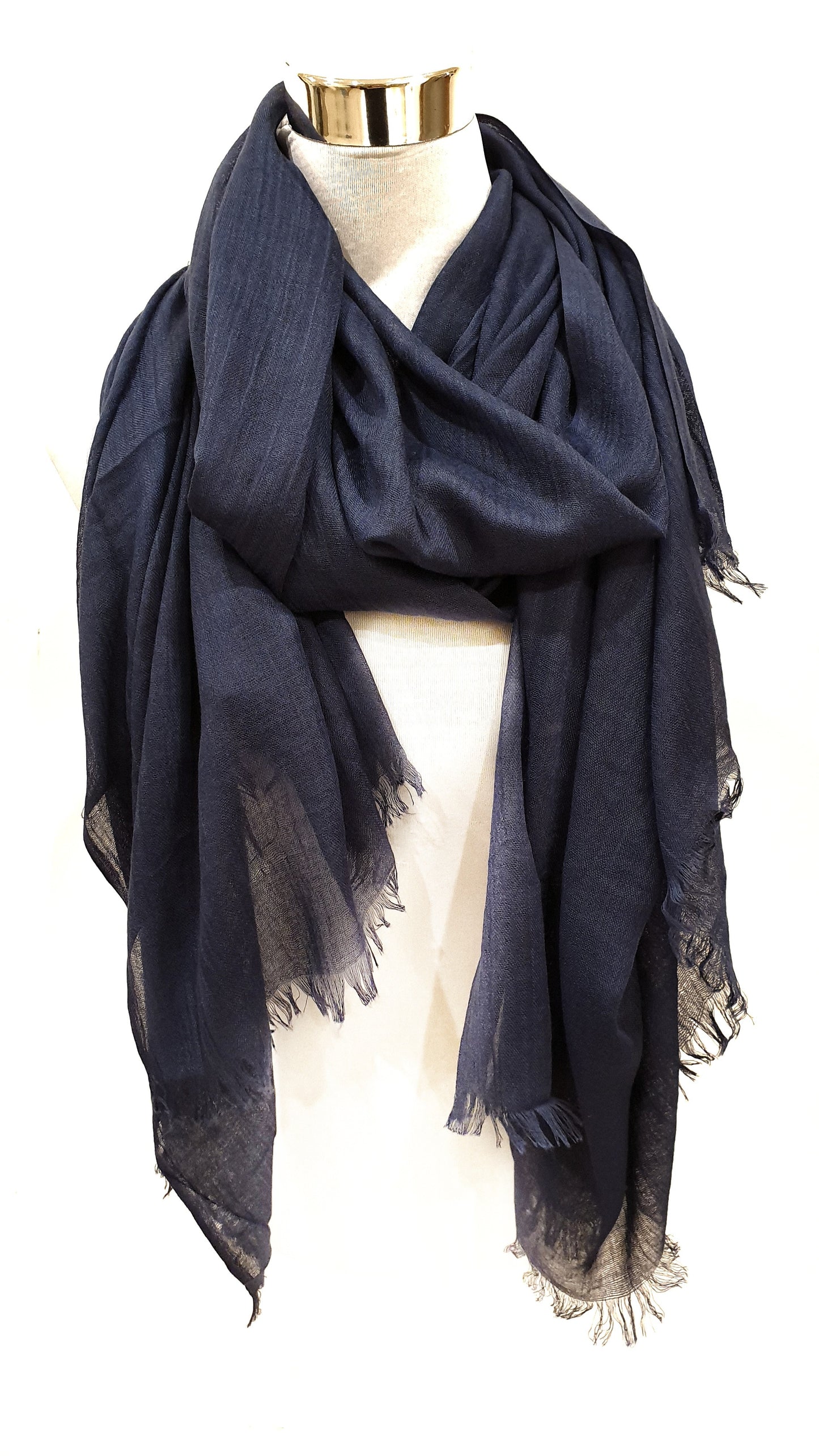 Pashmina/foulard Unisex con 40%Cashemere