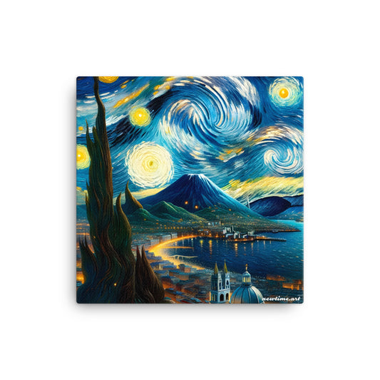Stelle sulla Baia di Napoli - NewTime.Art - Tela