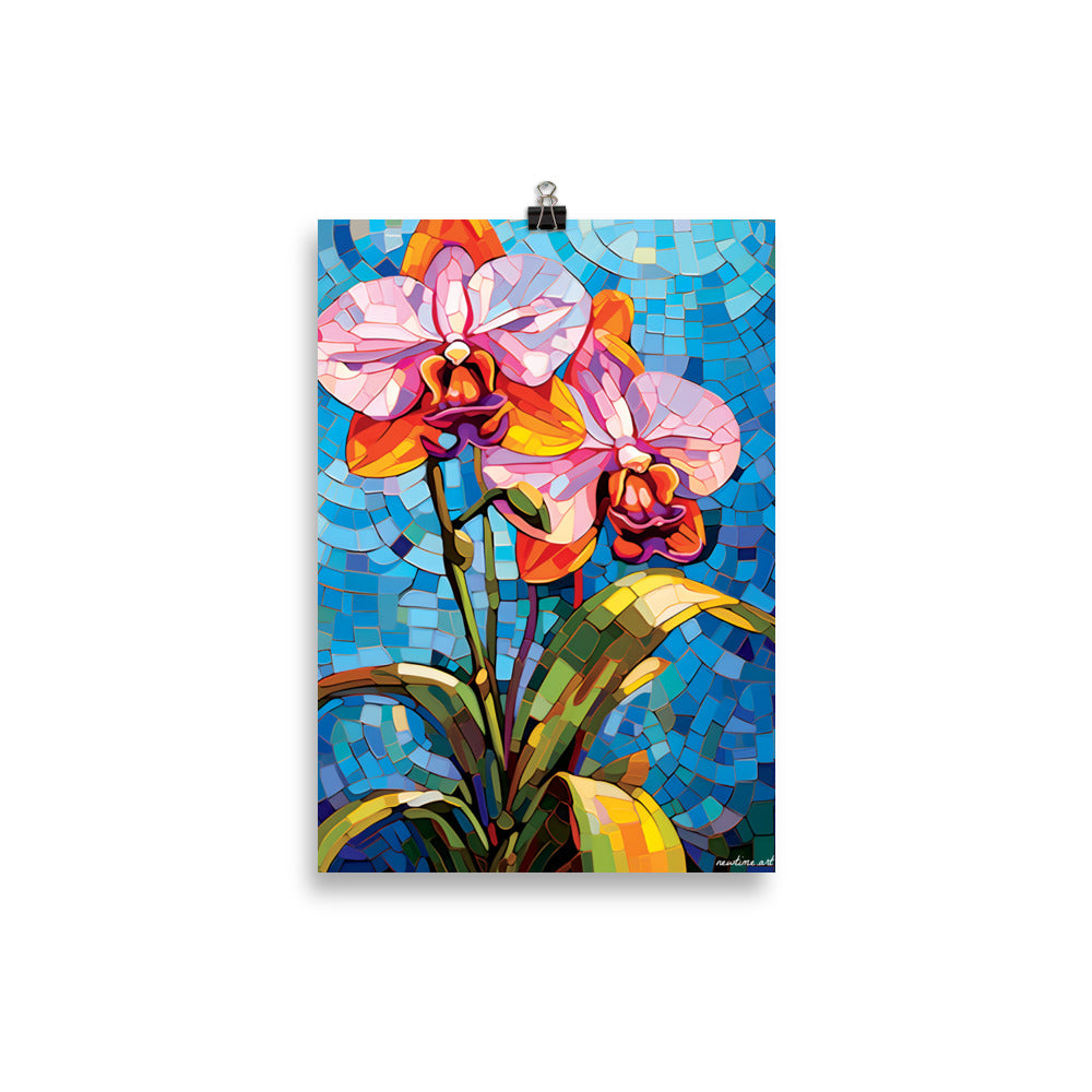 Orchid Transcendence: Colombia's Pride in Gaudí's Mosaic