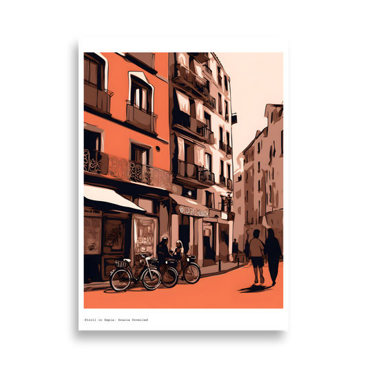 Stroll in Sepia: Gracia Unveiled