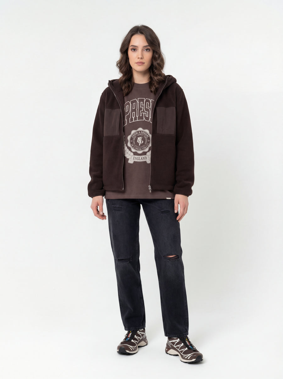 Salomon Sneakers Xt + Represent T Shirt + Jeans + 247 Borg Fleece - 02