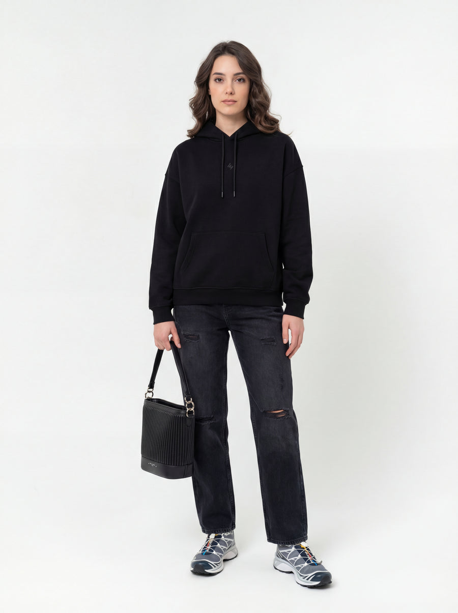 Salomon Sportstyle Xt + Hoodie + Jeans + Borsa tracolla secchiello - 05