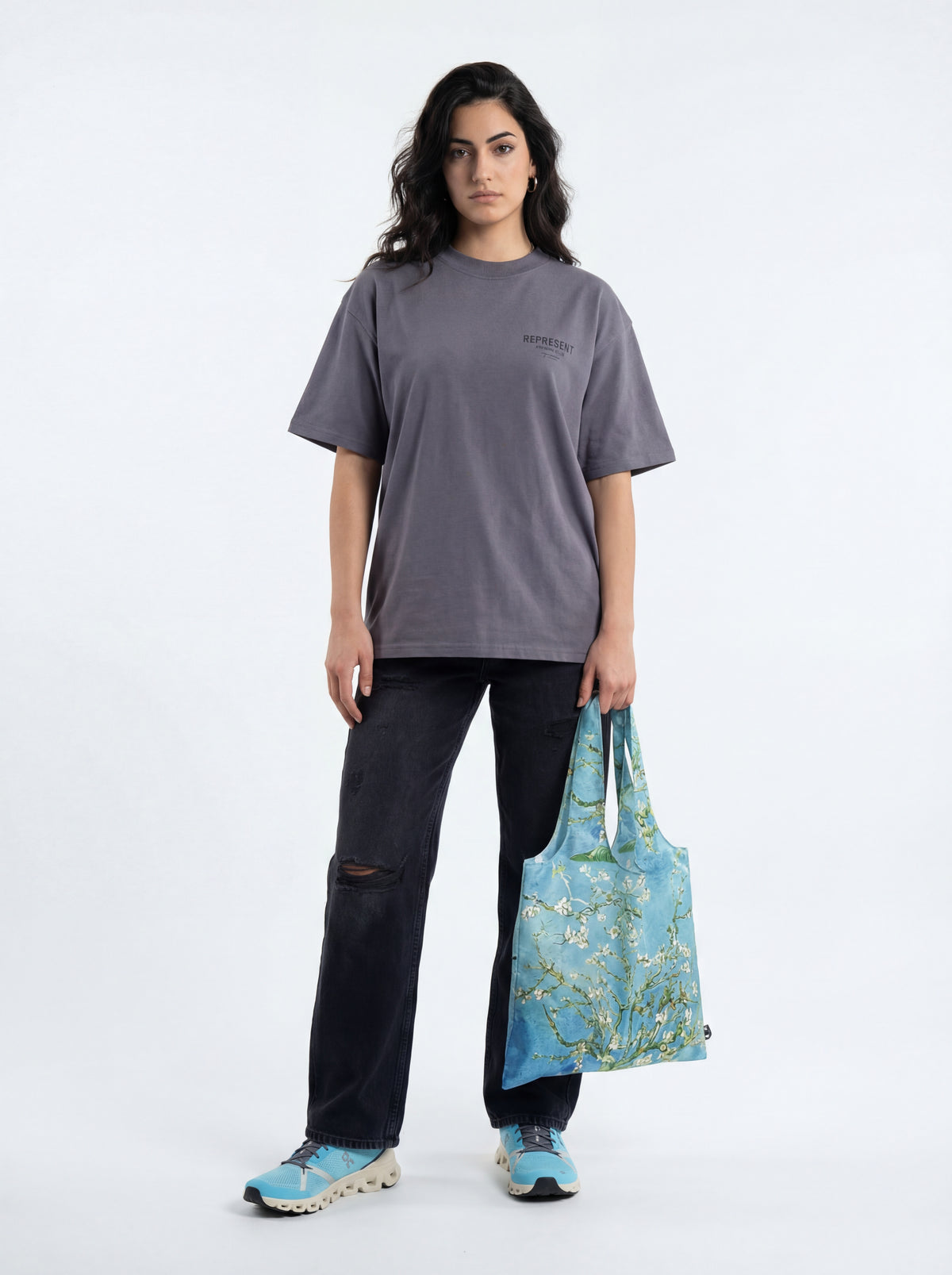Cloudsurfer Sneakers Bass + shirt + Jeans + Shopping Bag Ramo - 06