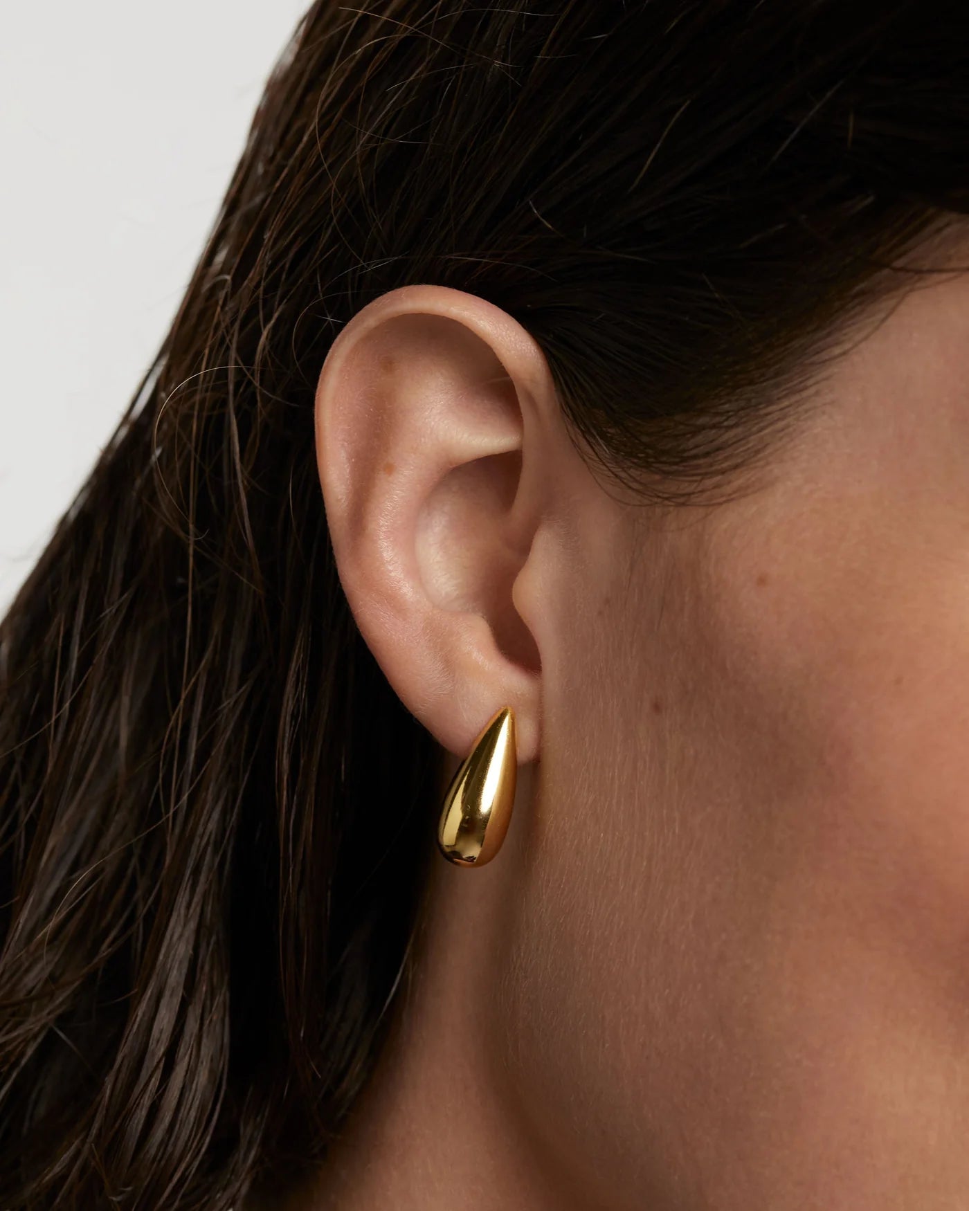 Pendientes Large Sugar -         Plata de Ley / Baño de Oro 18K    