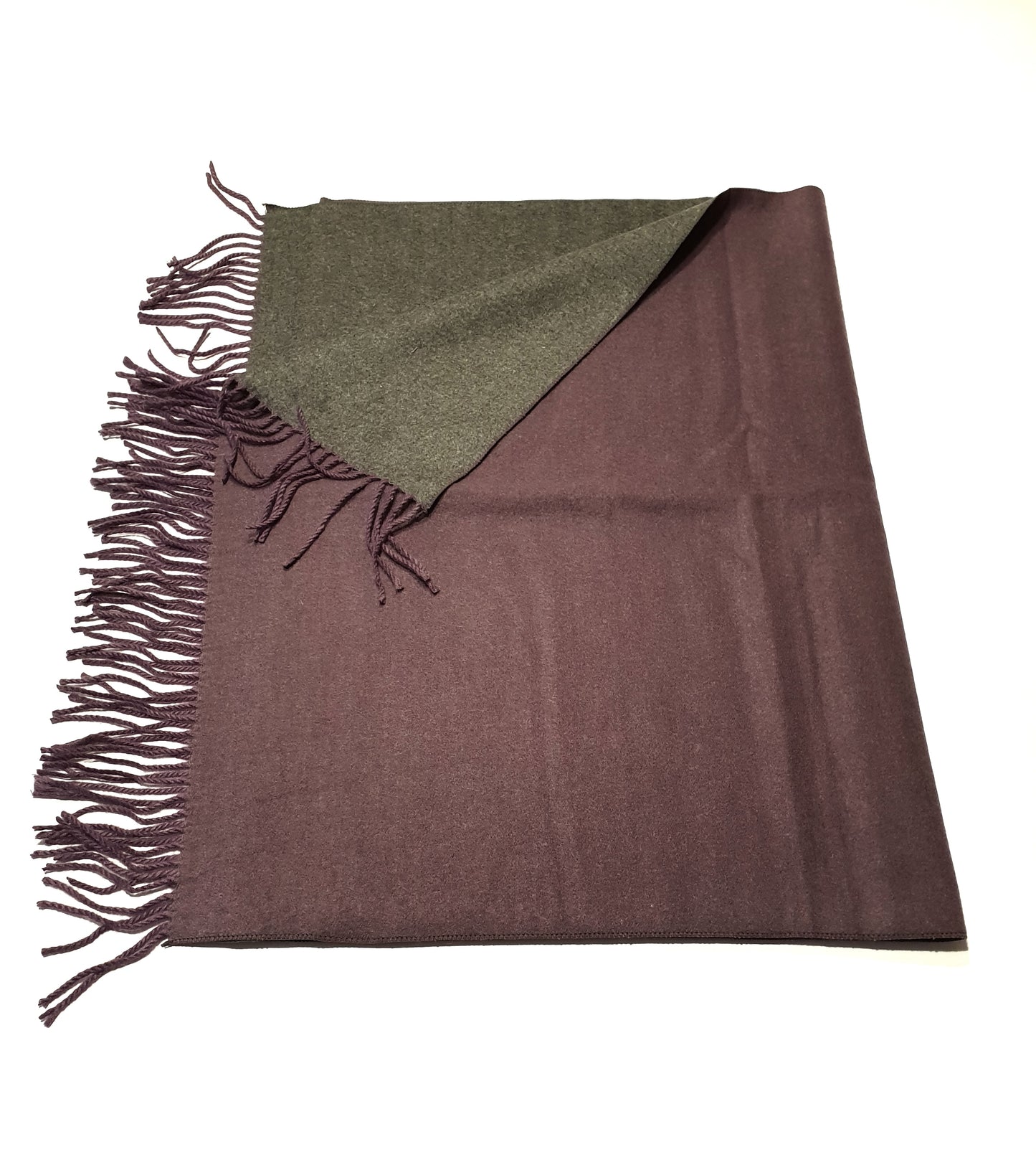 Sciarpone Double face Unisex con Cashmere