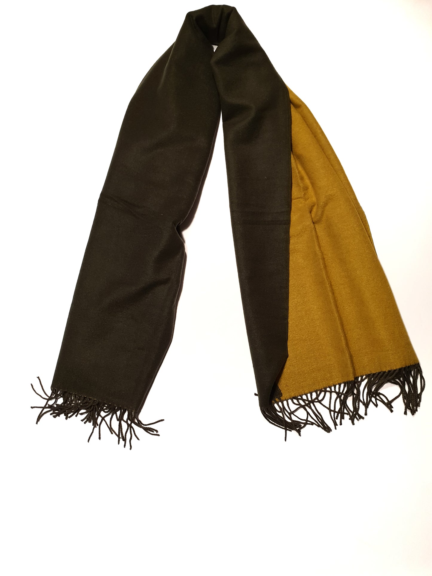 Sciarpone Double face Unisex con Cashmere