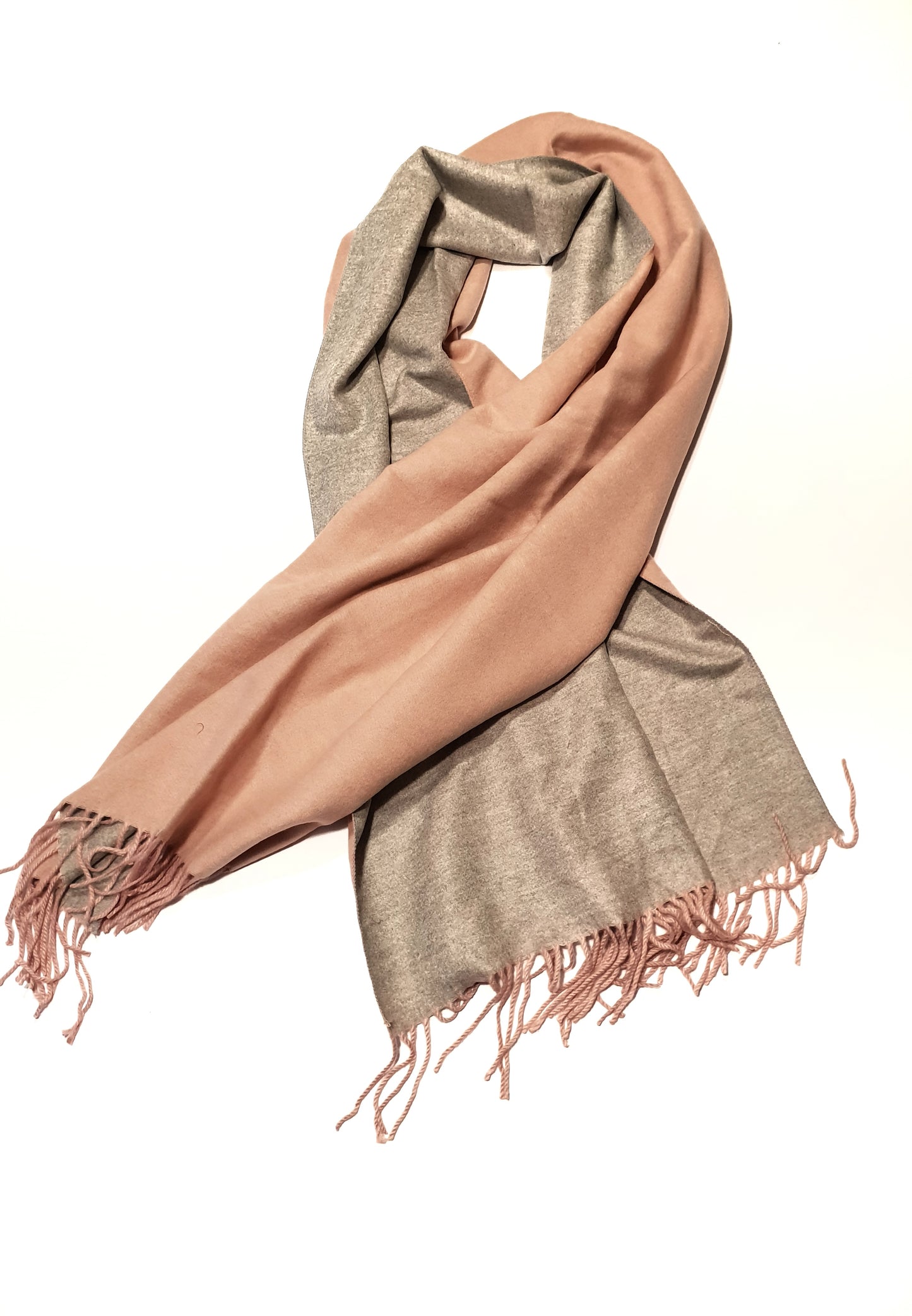 Sciarpone Double face Unisex con Cashmere