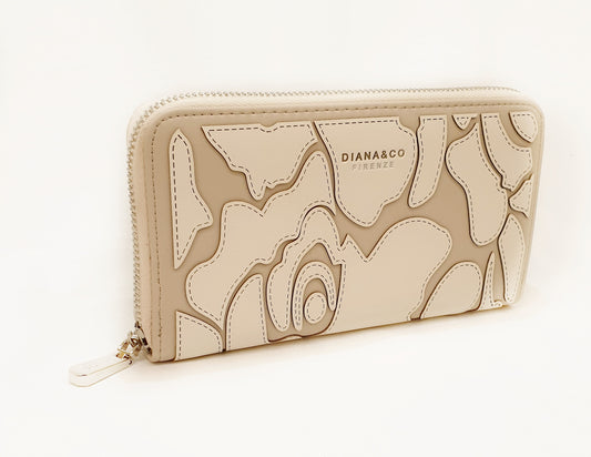 Portafoglio color beige Diana&co