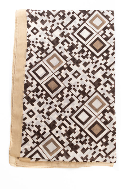 Foulard stampa geometrica