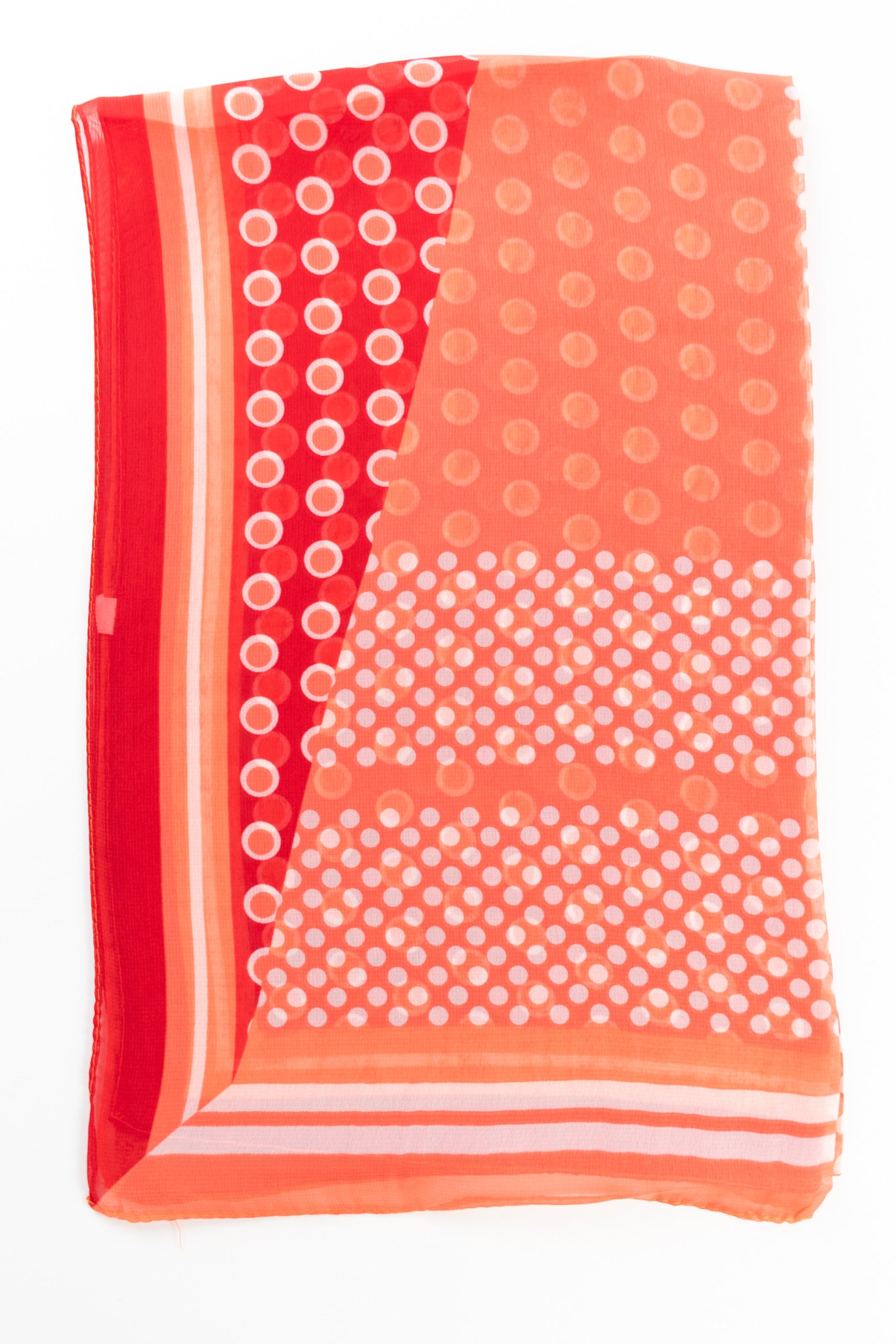 Foulard doppio pois