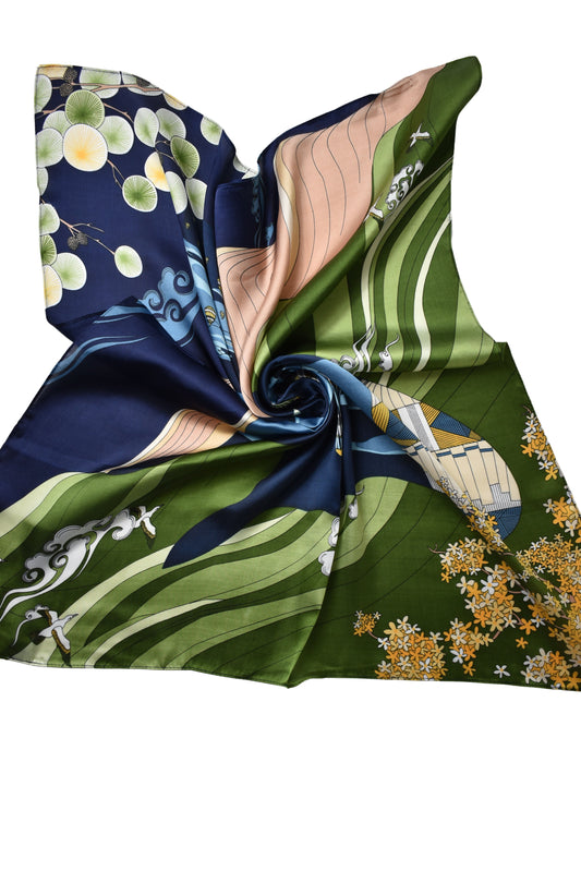 Foulard mongolfiere