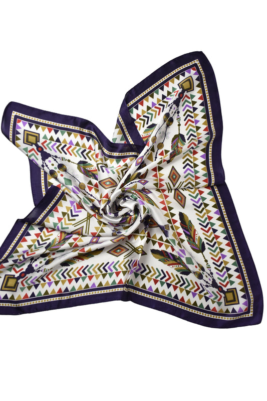 Foulard piume