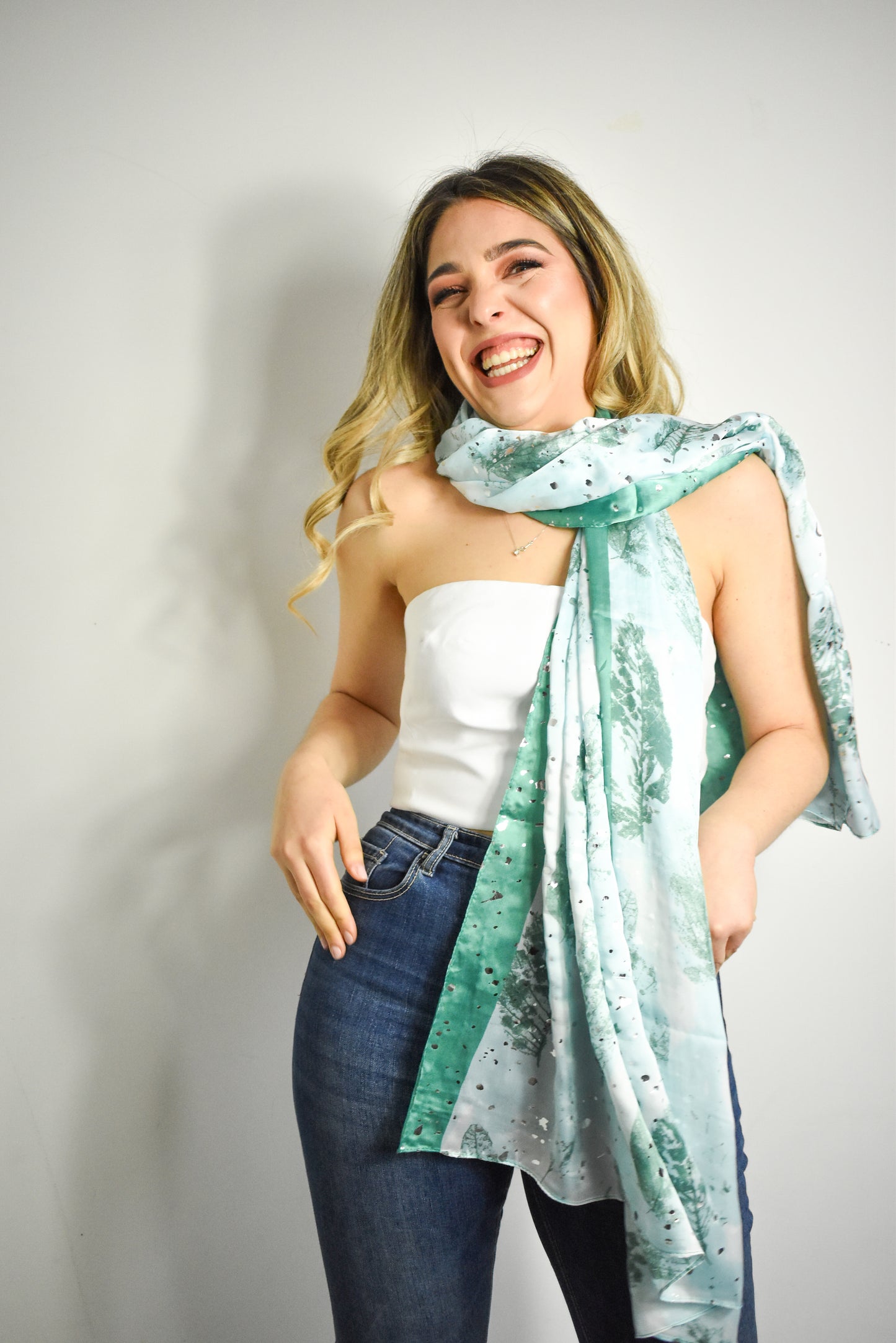 Foulard vissi laminato