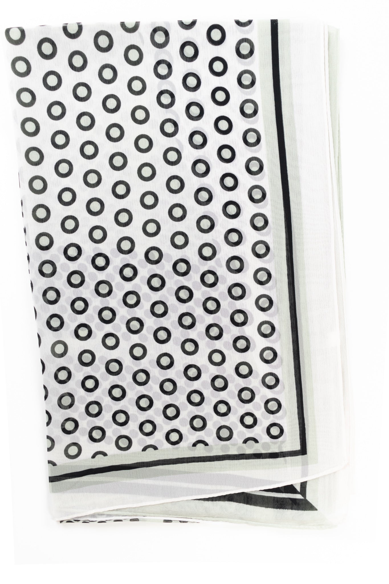 Foulard doppio pois