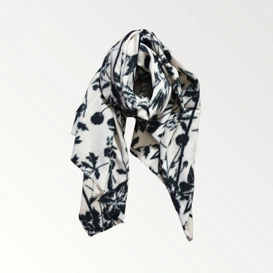 Sciarpa maxi fiori misti