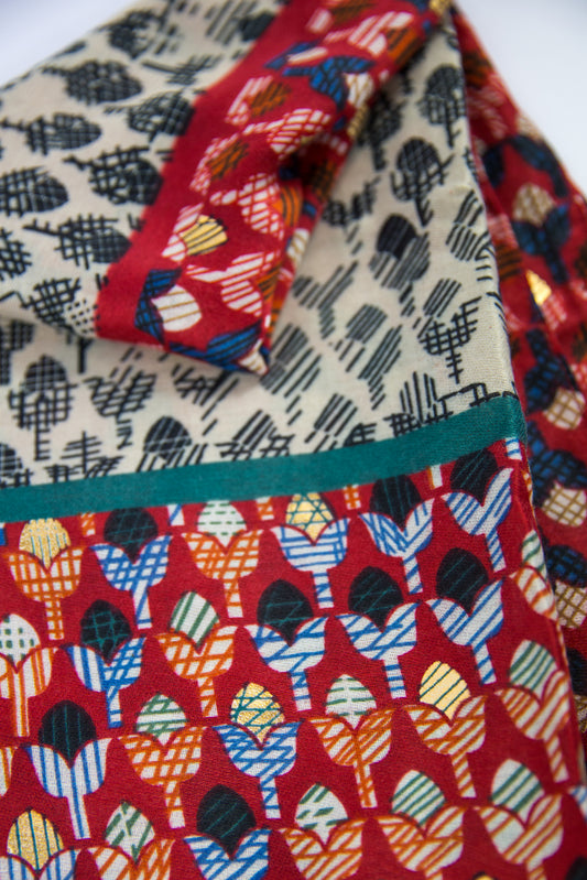 Foulard tulip