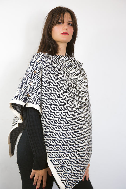 Poncho sciarpa