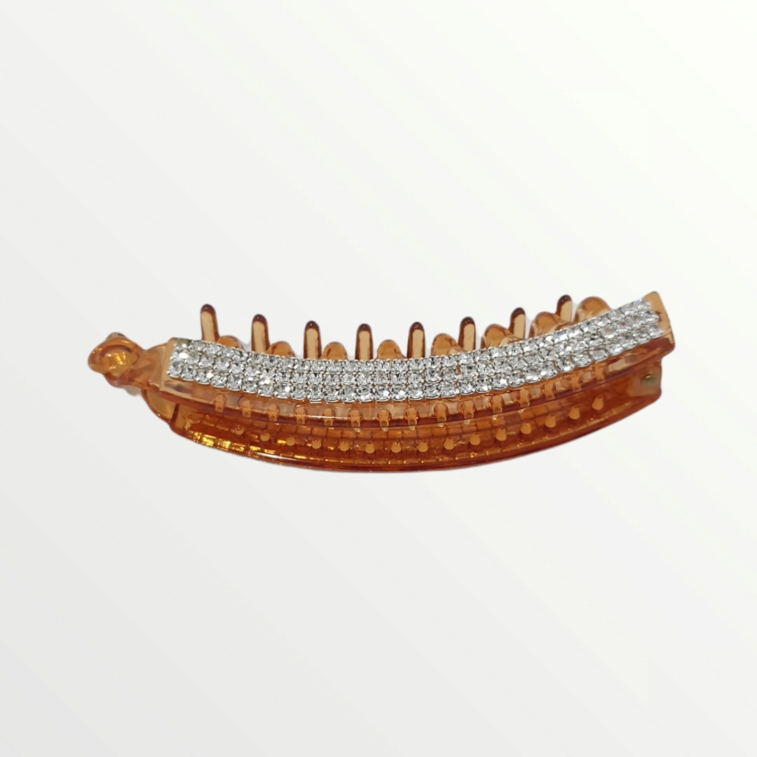 Pinza banana strass