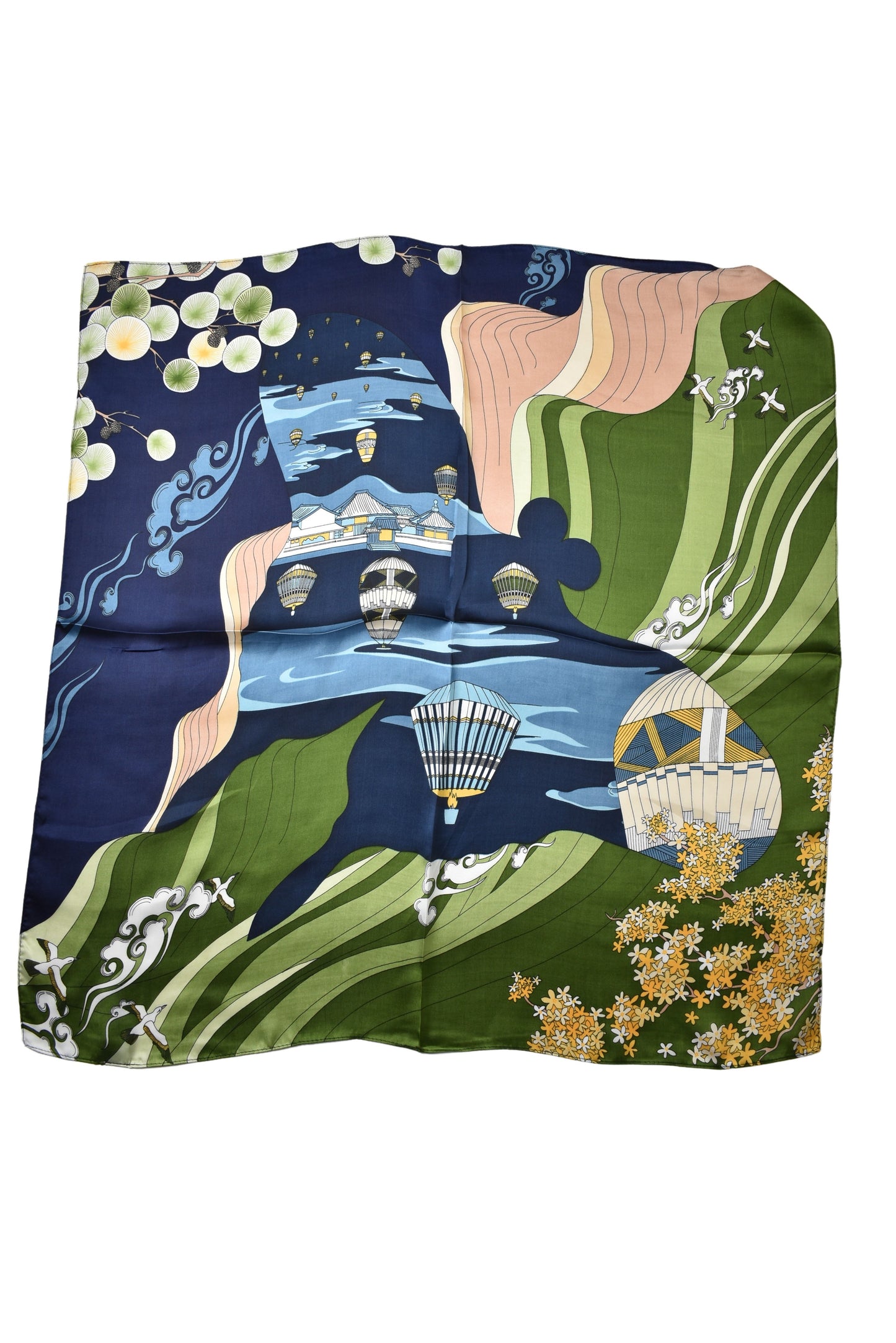 Foulard mongolfiere