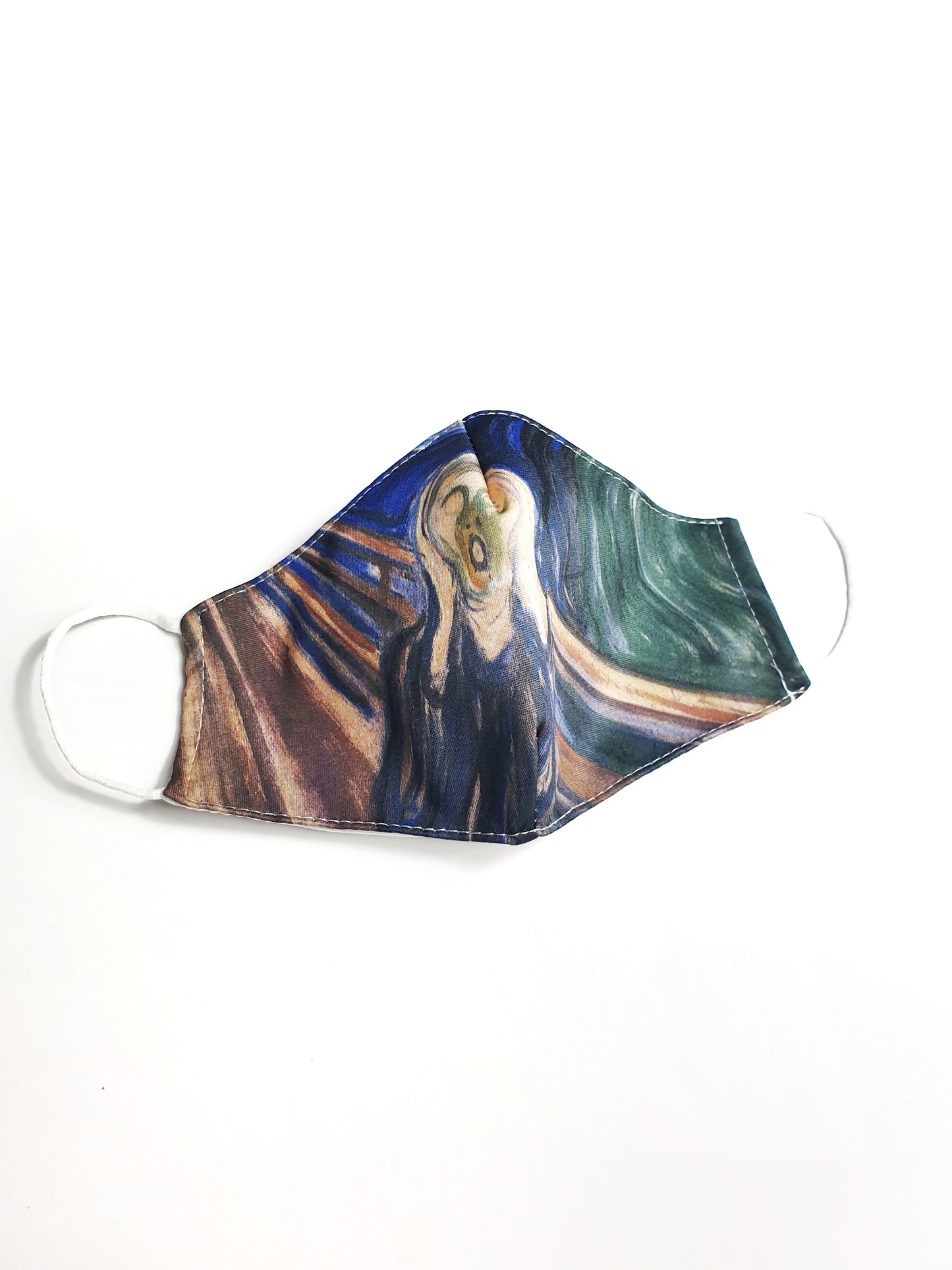 Foulard in cashmere laminato L'urlo